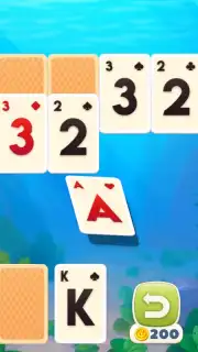 Undersea Solitaire Tripeaks скриншот 5