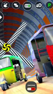 Tuk Tuk Taxi Driving Games 3D скриншот 2