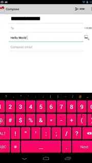 Pink Keyboard скриншот 13