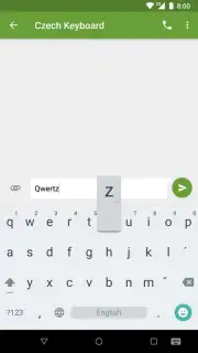 Czech Diacritic Keyboard скриншот 1