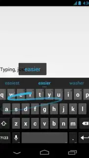 Android Keyboard (AOSP) скриншот 2