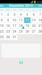 Calendar Monthly скриншот 4