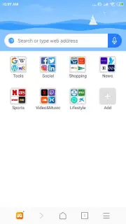 Mi Browser скриншот 2