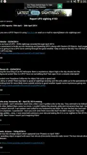 Latest UFO Sightings скриншот 3