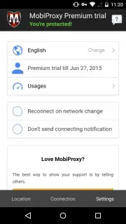 Mobiproxy скриншот 2
