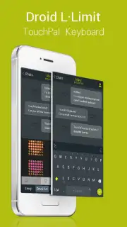 Android L Lime TouchPal Theme скриншот 3