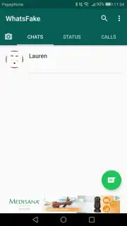 Fake Chat Whatsapp скриншот 5