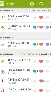 Endomondo Sports Tracker скриншот 3