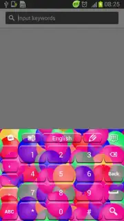 Balloons Keyboard скриншот 1