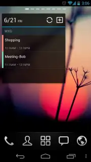 GO Calendar Widget скриншот 4