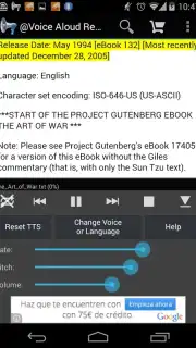 Voice Aloud Reader скриншот 4