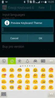 Emoji Keyboard 6 скриншот 1
