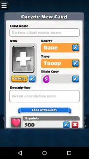 Card Creator for Clash Royale скриншот 2