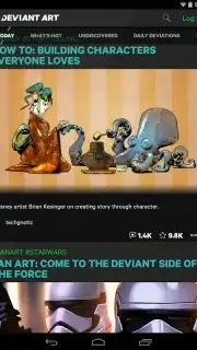 DeviantArt скриншот 4