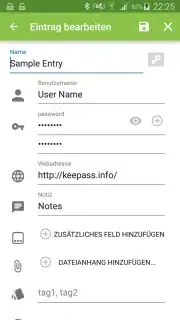 Keepass2Android скриншот 1