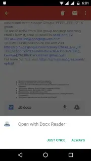 Docx Reader скриншот 5