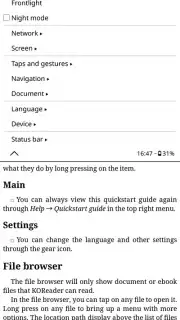 KOReader скриншот 3