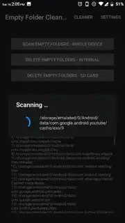 Empty Folder Cleaner скриншот 2
