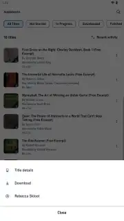 Audible скриншот 7