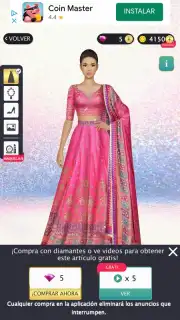 Indian Fashion Dressup Stylist скриншот 12