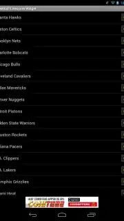 Basketball Livescore Widget скриншот 12