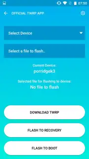Official TWRP App скриншот 1