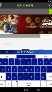 Chelsea FC Official Keyboard скриншот 1