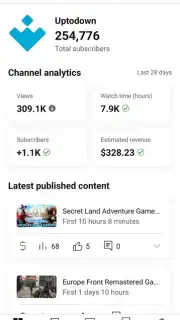 YouTube Studio скриншот 1