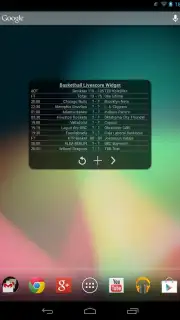 Basketball Livescore Widget скриншот 19