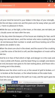Easy to read Bible скриншот 3