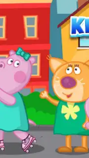Kids Cafe with Hippo скриншот 2
