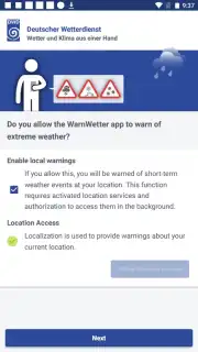 WarnWetter скриншот 2