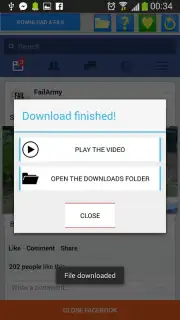Fast Facebook Video Downloader скриншот 3