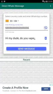Direct Whats Message скриншот 4