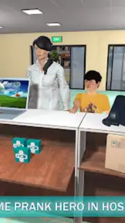 Scary Doctor 3D Pranks Fun скриншот 5