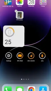 Launcher iOS 17 скриншот 1