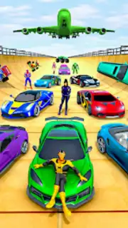 Superhero Car Stunt- Car Games скриншот 5