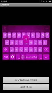 Lavender iKeyboard Theme скриншот 4