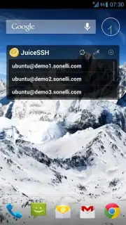 JuiceSSH скриншот 2
