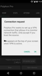 PsiPhon скриншот 3