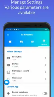 TG Recorder - Screen Recording скриншот 7