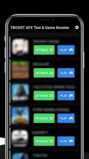 TBOOST Game Booster & GFX Tool скриншот 2