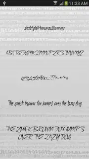Style Free Font Theme скриншот 1