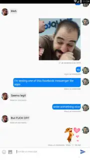 Lite Messenger FB скриншот 15