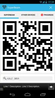 SuperBeam WiFi Direct Share скриншот 4