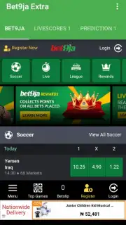 Bet9ja Extra with predictions and Livescores скриншот 3
