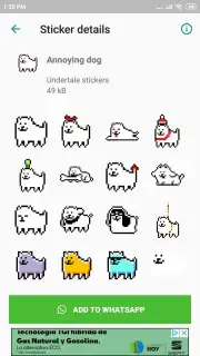 Undertale & Deltarune Stickers for WhatsApp скриншот 6