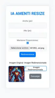 IA AMENTI RESIZE скриншот 1