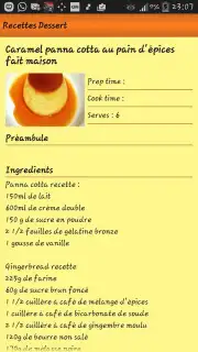 Recettes Dessert скриншот 3