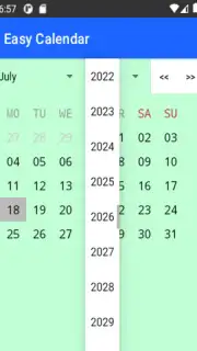 Easy Calendar скриншот 2